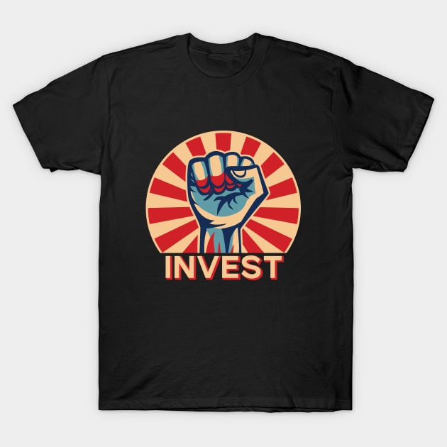Poor People Invest Hedge Fund Short Selling T-Shirt by alltheprints